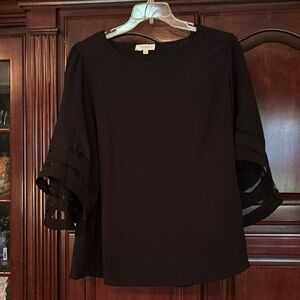 UMGEE BLACK XL DRESSY BLOUSE